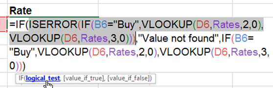 how to edit a formula in Excel