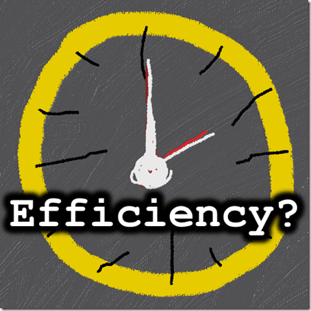 Is time saving efficiency