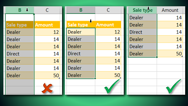 how-to-select-a-column-in-an-excel-table