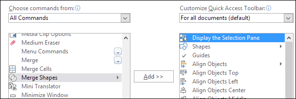 In-depth: Customize Quick Access Toolbar Precisely