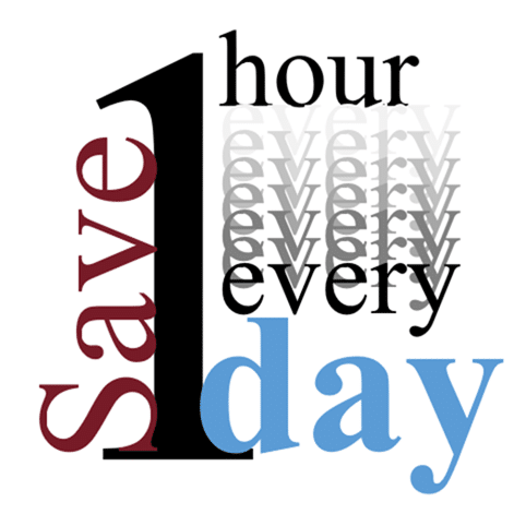 Save 1 hour every day