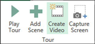 How to convert Power Map into video
