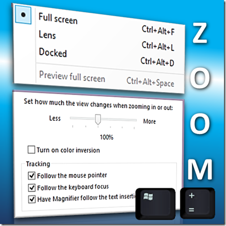 Windows Zoom Tool
