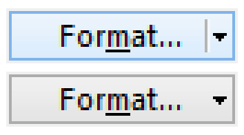 Format drop down