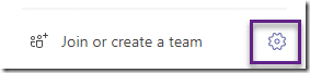 Manage Teams button