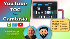 YouTube TOC from Camtasia poster