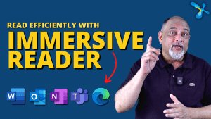 Immersive reader thumbnail / poster