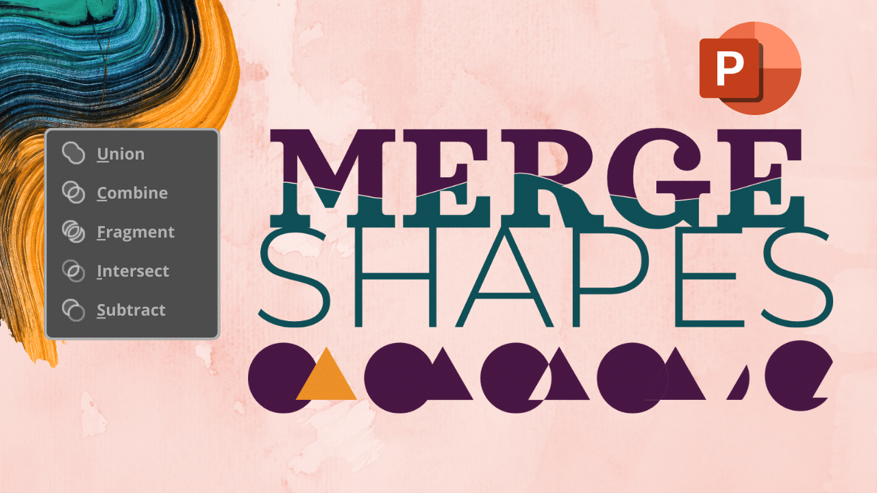 Amazing Merge Shapes In PowerPoint