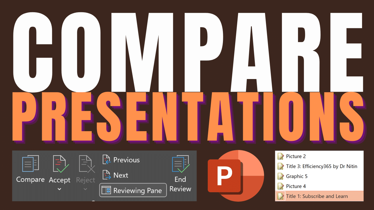 Track Changes in PowerPoint – Compare