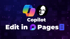 Copilot Edit in Pages